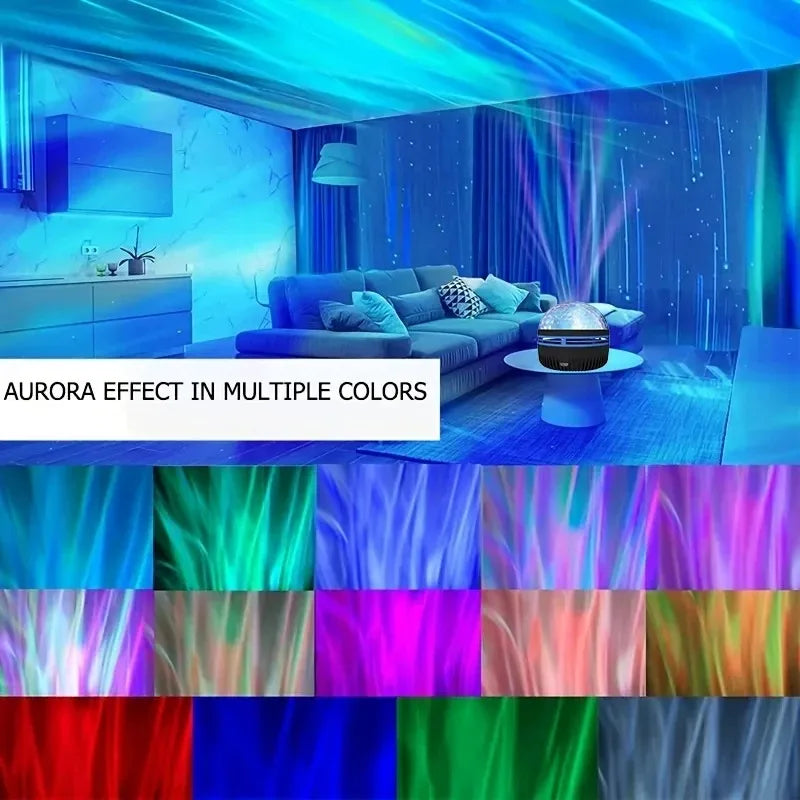 🧊 Aurora Galaxy Light Projector – Transform Any Room Into a Northern Lights Dreamscape