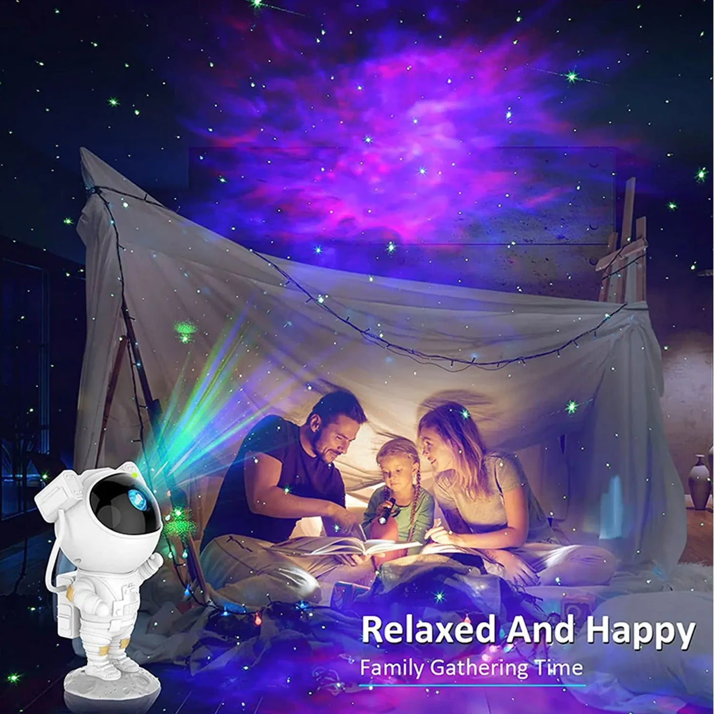 Galaxy Star Astronaut Projector LED Night
