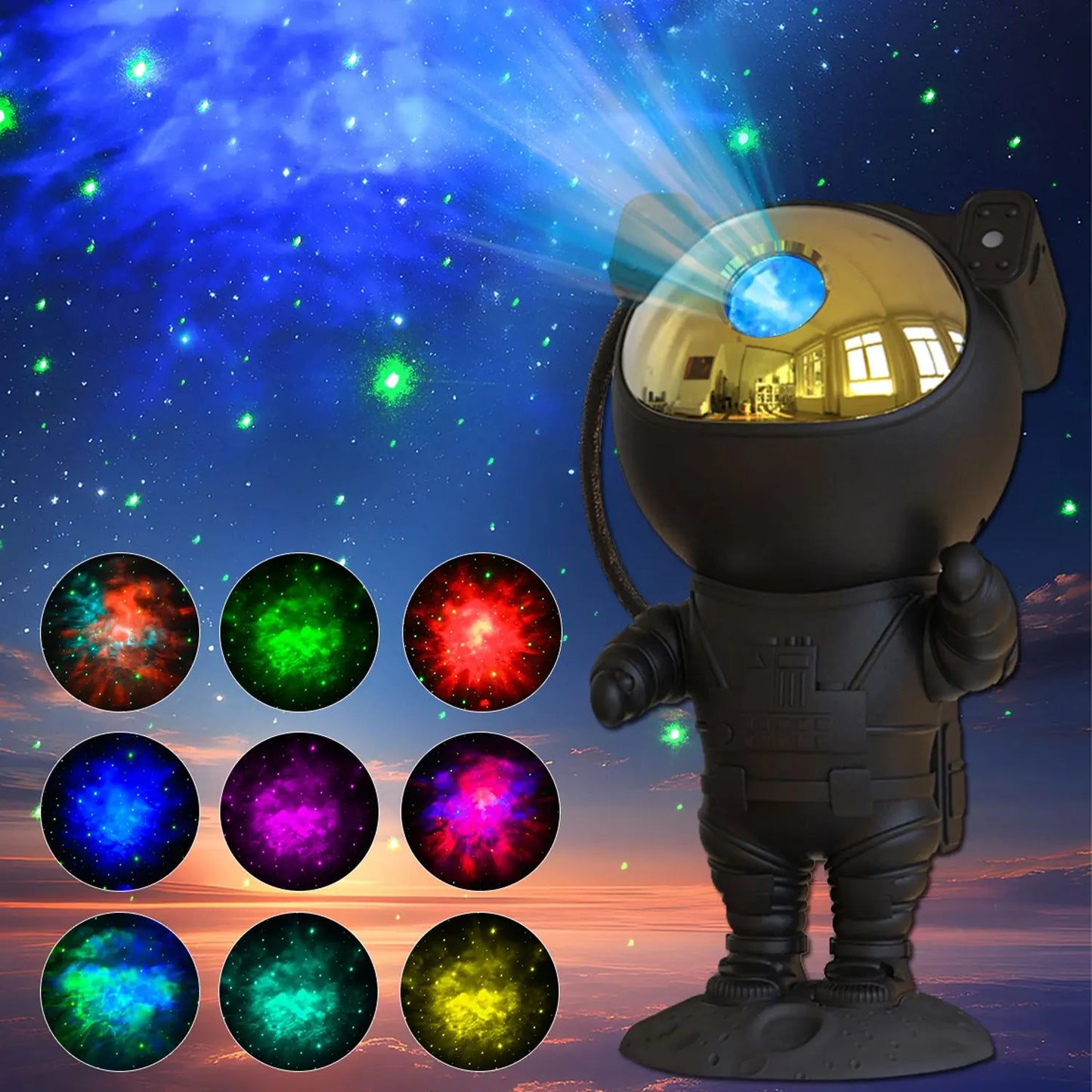 Galaxy Star Astronaut Projector LED Night